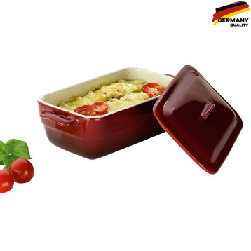  Керамическая форма для запекания с крышкой KELA Malin (21х10 см) 