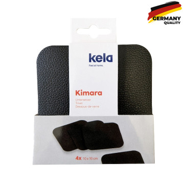  Підставки під чашку KELA Kimara, коричневі, 4 шт (12092) 