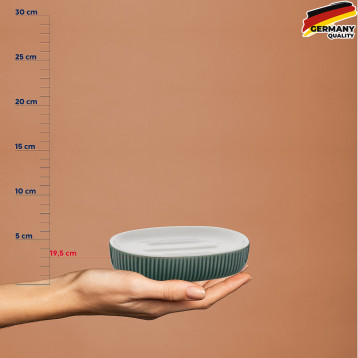  Мильниця KELA Ava, зелені альпи, 13.5х8.5х3 см (24415) 