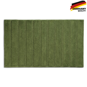 Коврик для ванной KELA Megan, зелёный мох, 120х70х1.6 см (24707)