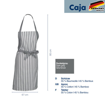  Фартук KELA Caja, темно-серый, 80х67 см (12875) 
