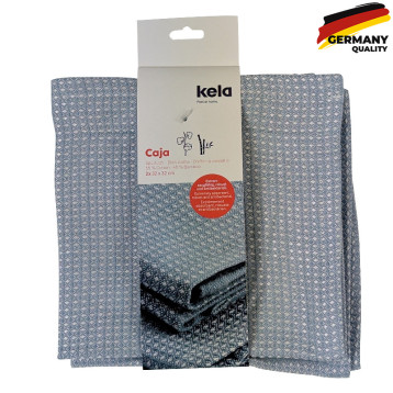  Серветки для посуду  KELA Caja, димчасто-блакитний, 32х32 см, 2 шт. (12878) 