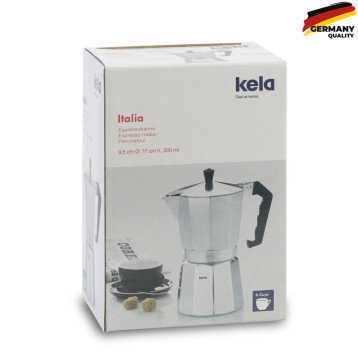  Кавоварка гейзерна KELA Italia, 450 мл, бежева (10552) 