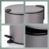Ведро для мусора  KELA Mats, 5 л, светло-серое - купить в официальном интернет-магазине Kela Украина - Фото 74