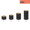 Ємність для зберігання сипучих KELA Kiril, 11.5х11.5х19 см, 1.6 л, чорна - купити в офіційному інтернет-магазині Kela Україна - Фото 80