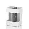 Стакан для зубных щеток KELA Cube, белый, 8.5х6.5х11.5 см (23693)