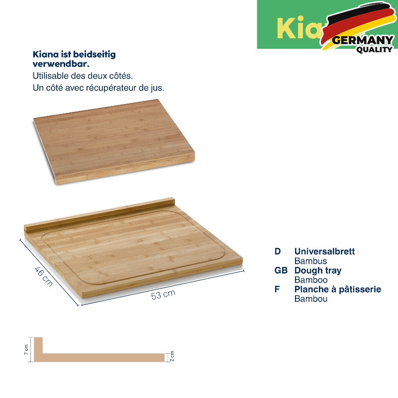  Разделочная доска с бортиком KELA Kiana, 53х46 см (11785) 