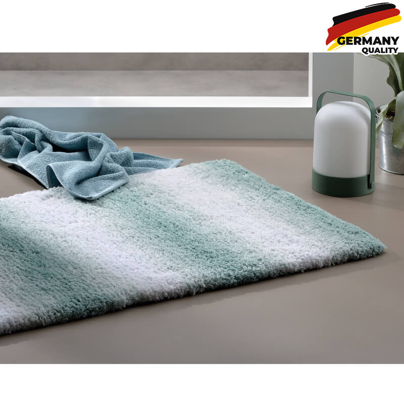  Килимок для ванної KELA Ombre, морозно-блакитний, 100х60х3.7 см (23570) 