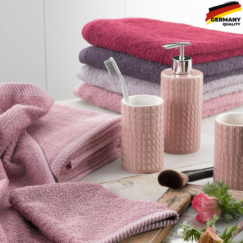  Рушник-рукавичка для обличчя KELA Ladessa, світло-рожевий, 15х21 см (24026) 