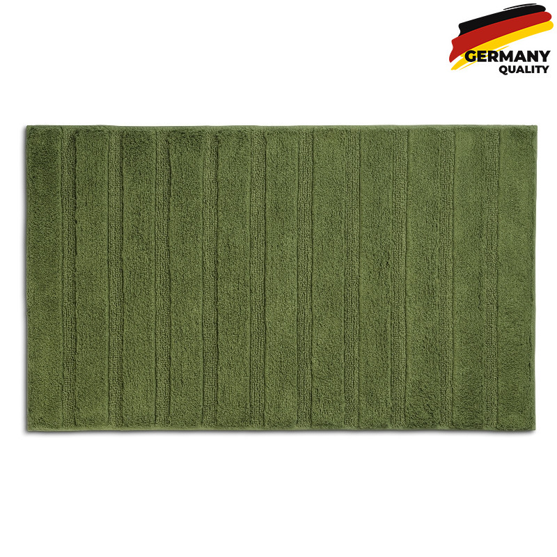 Коврик для ванной KELA Megan, зелёный мох, 120х70х1.6 см (24707)