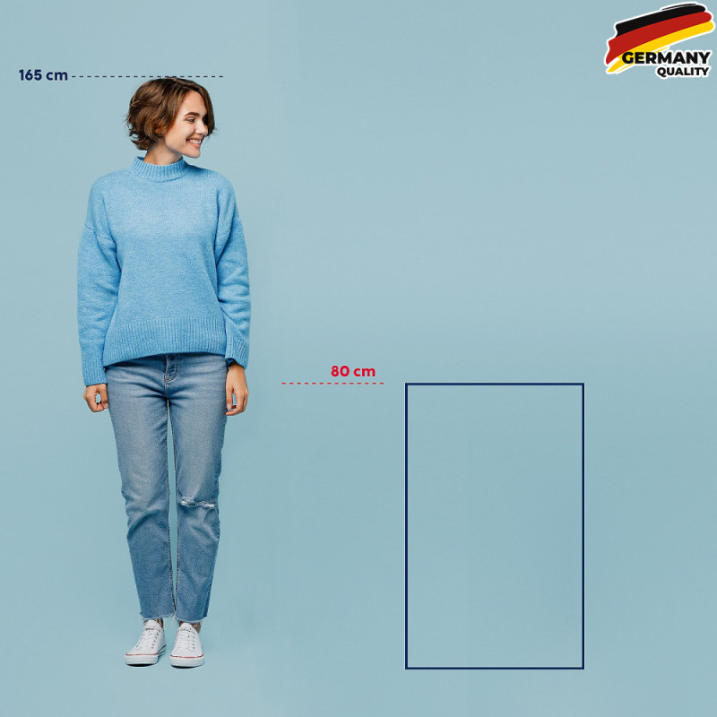  Коврик для ванной KELA Ombre, скалисто-серый, 80х50х3.7 см (23573) 
