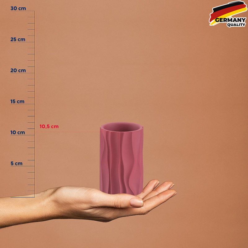  Стакан для зубных щеток KELA Merida, бирюзовый, 10.5х7 см (23773) 