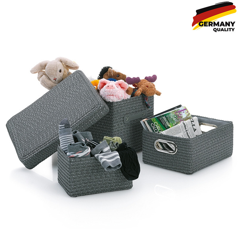  Набір кошиків KELA Rimossa, сірий, 3 шт (31280) 