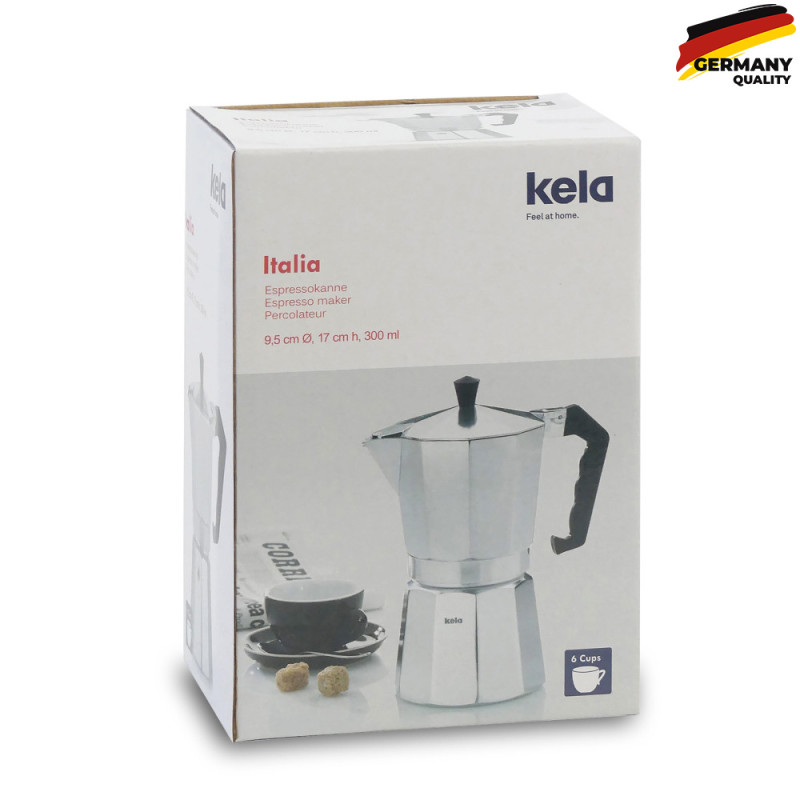  Кавоварка гейзерна KELA Italia, 450 мл, бежева (10552) 