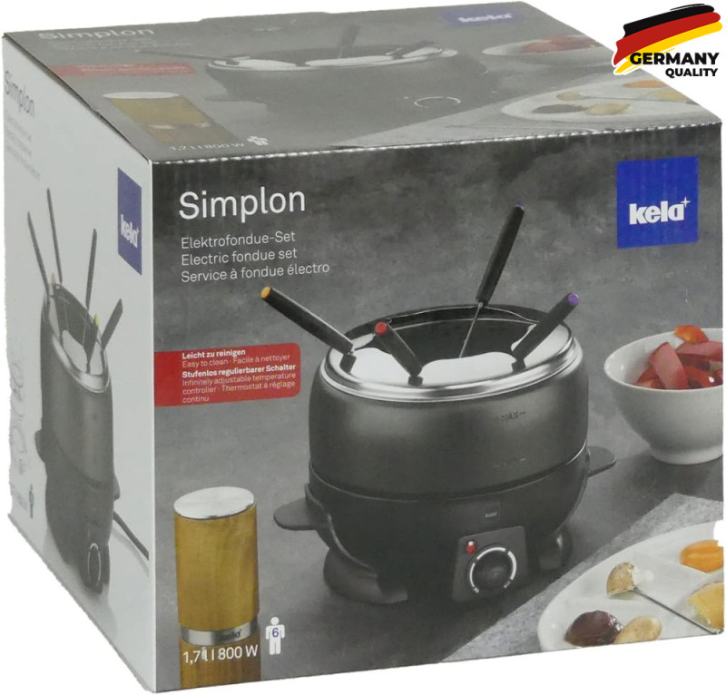  Набір для фондю електричний KELA Simplon, 8 пр. (66980) 